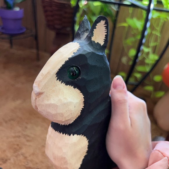 Collectible Carvings hand carved and painted made in the Philippines wooden cat - Picture 4 of 16